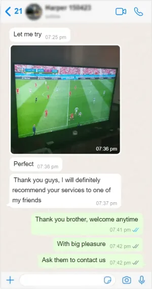 DEIPTV | Best IPTV Service Provider in 2026 26 whatsapp_review_screenshot_5